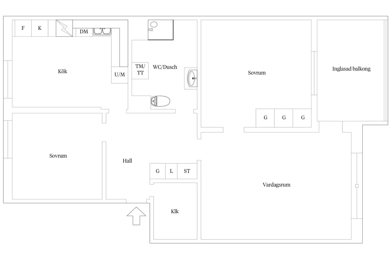 Bostadsrätt, Klörupsvägen 37A, Gula Gården, Trelleborg