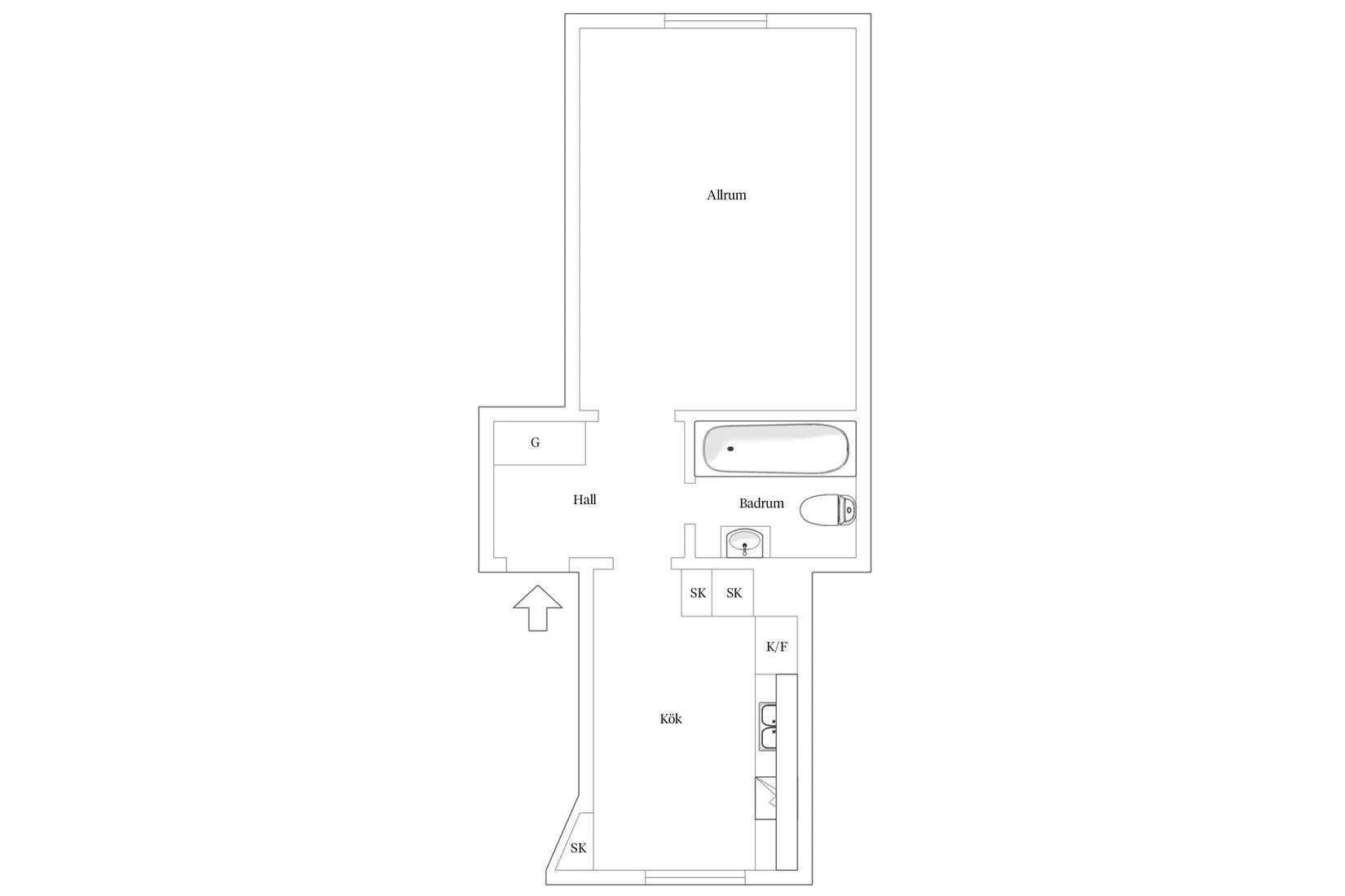 Bostadsrätt, Såggatan 71C, Majorna, Göteborg