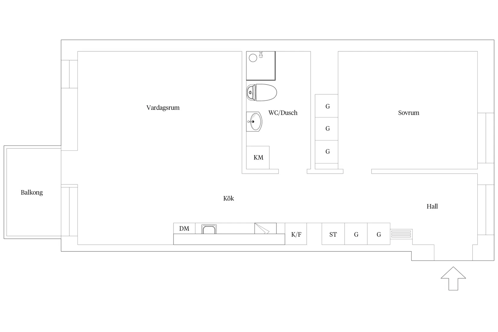 Bostadsrätt, Östra Farmvägen 19AA, Norra Sorgenfri, Malmö