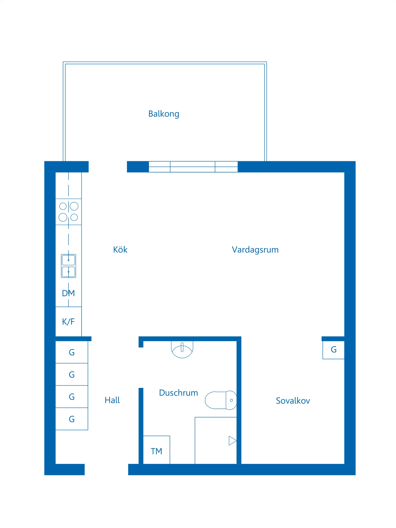Bostadsrätt, Trädgårdsgatan 3B, Norrtälje stad - Grossgärdet, Norrtälje