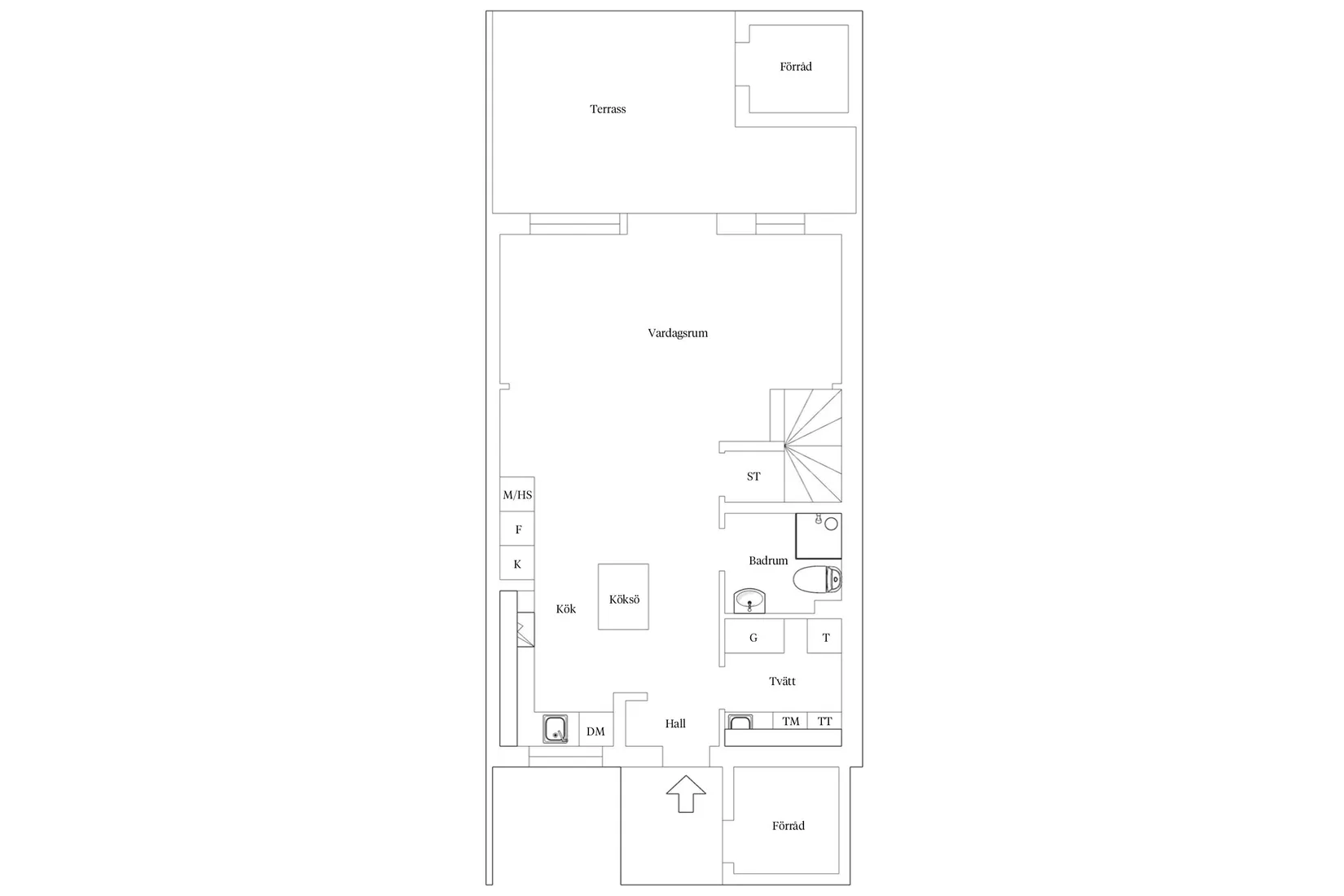 Bostadsrätt, Radhus, Räfsgatan 30C, Elinegård, Malmö