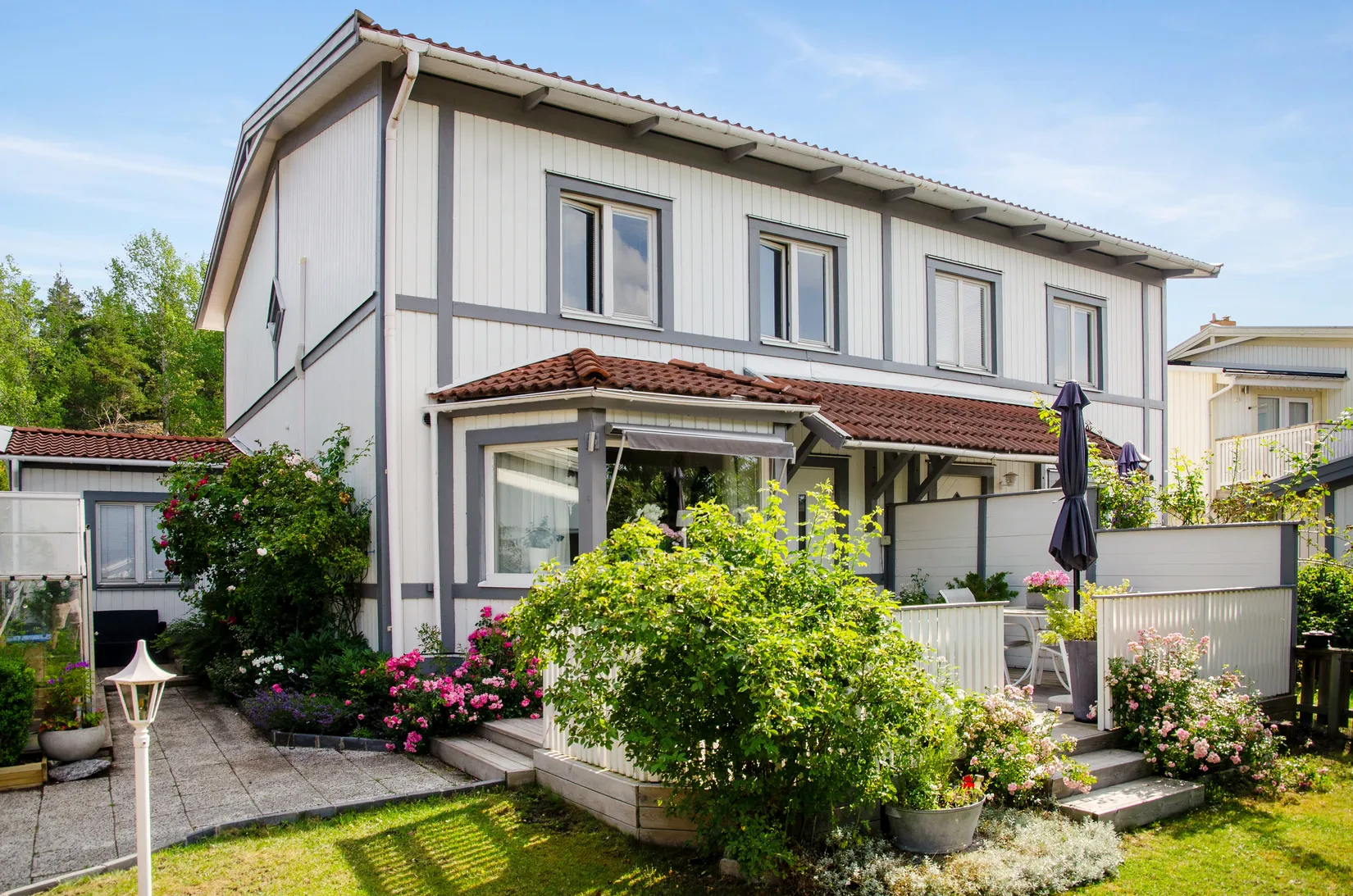 Villa, Radhus, Körsbärsstigen 40, Gustavsberg Ösby Grind, Värmdö