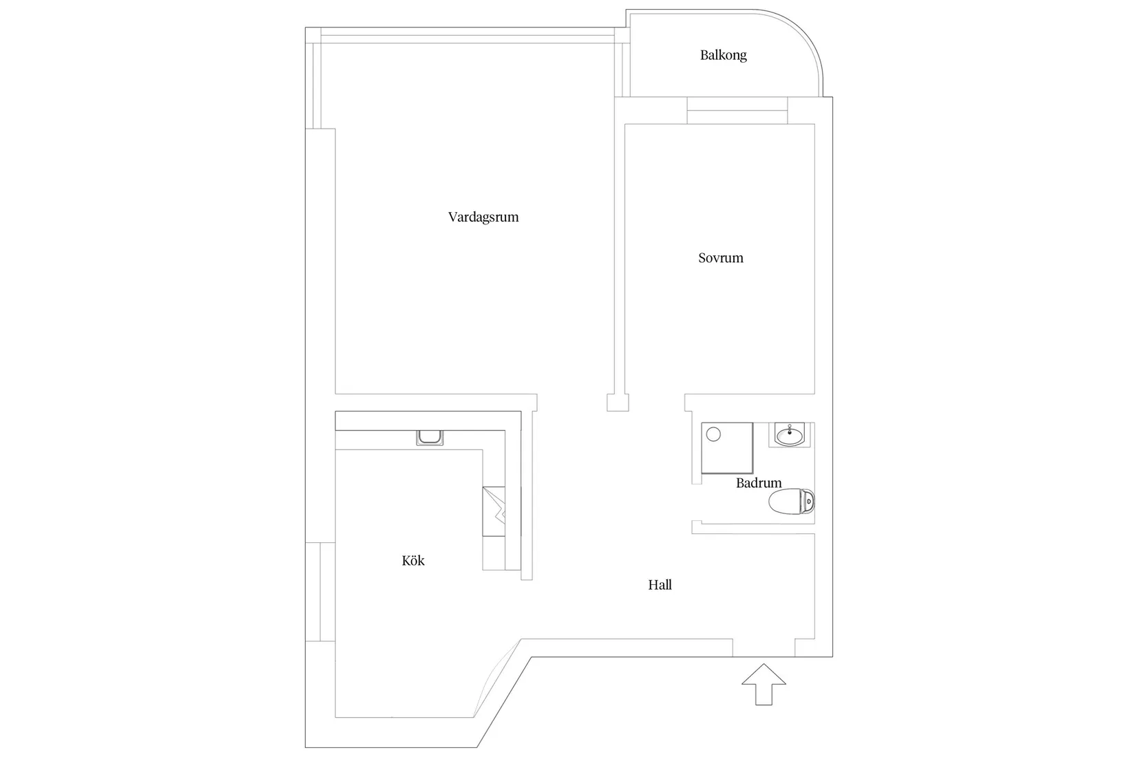 Bostadsrätt, Saarisvägen 1A, Kirseberg/Midhem, Malmö