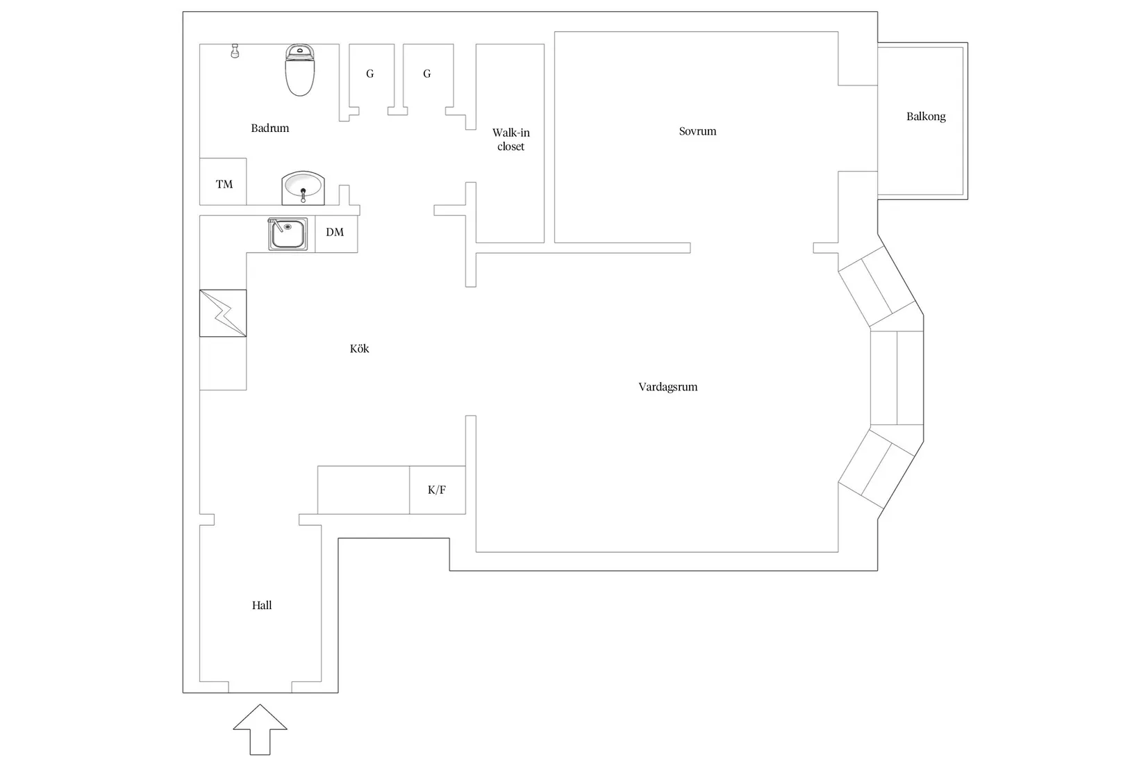 Bostadsrätt, Bondegatan 24, 2 tr, Södermalm Sofia, Stockholm