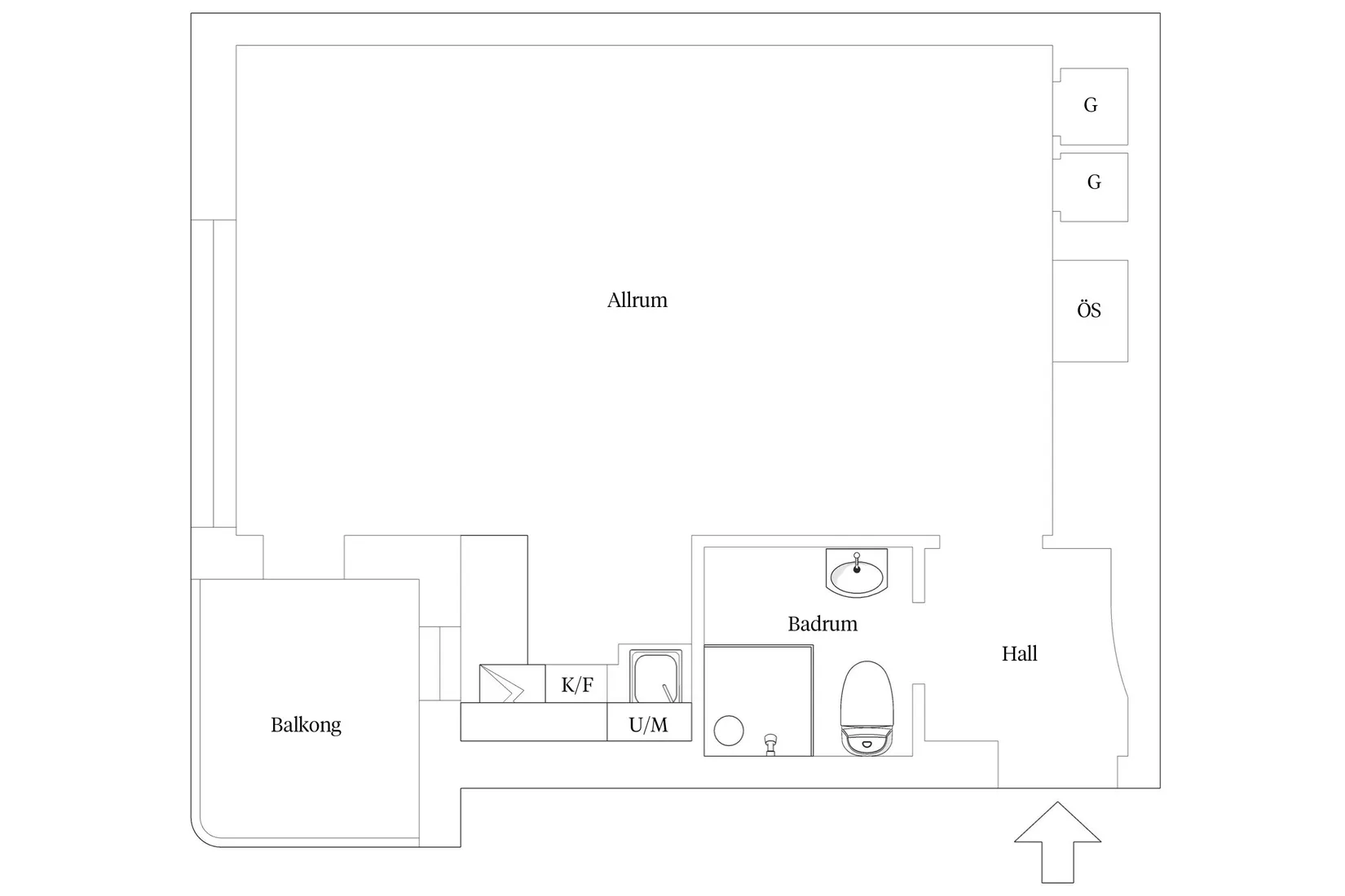 Bostadsrätt, Kilian Zollsgatan 5B, Ribersborg, Malmö