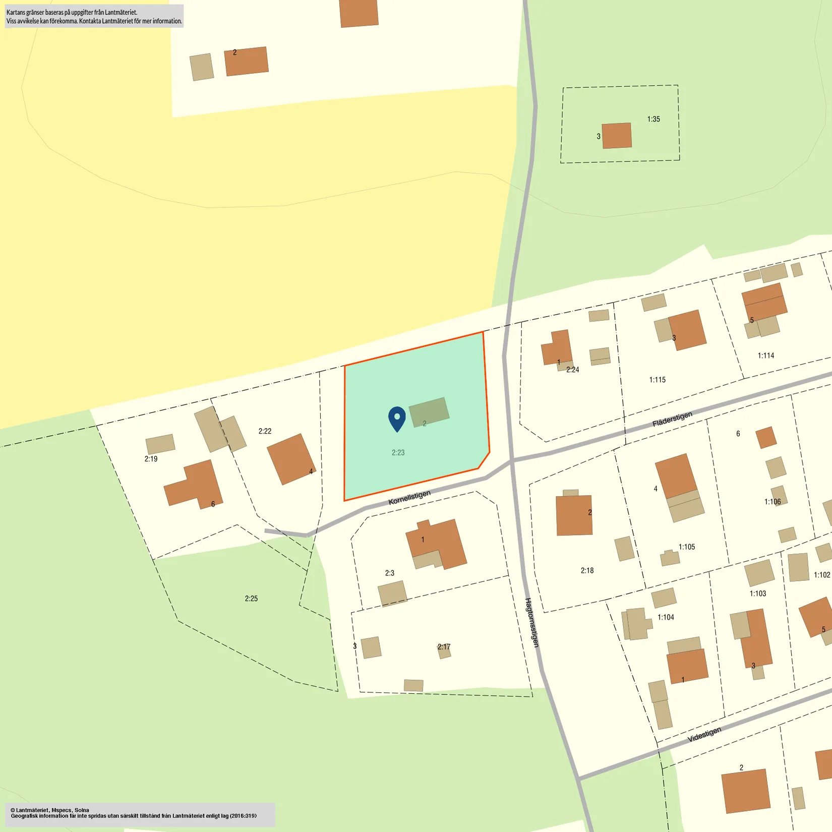 Fritidshus, Hagtornsstigen 2, Svebråta, Hjo