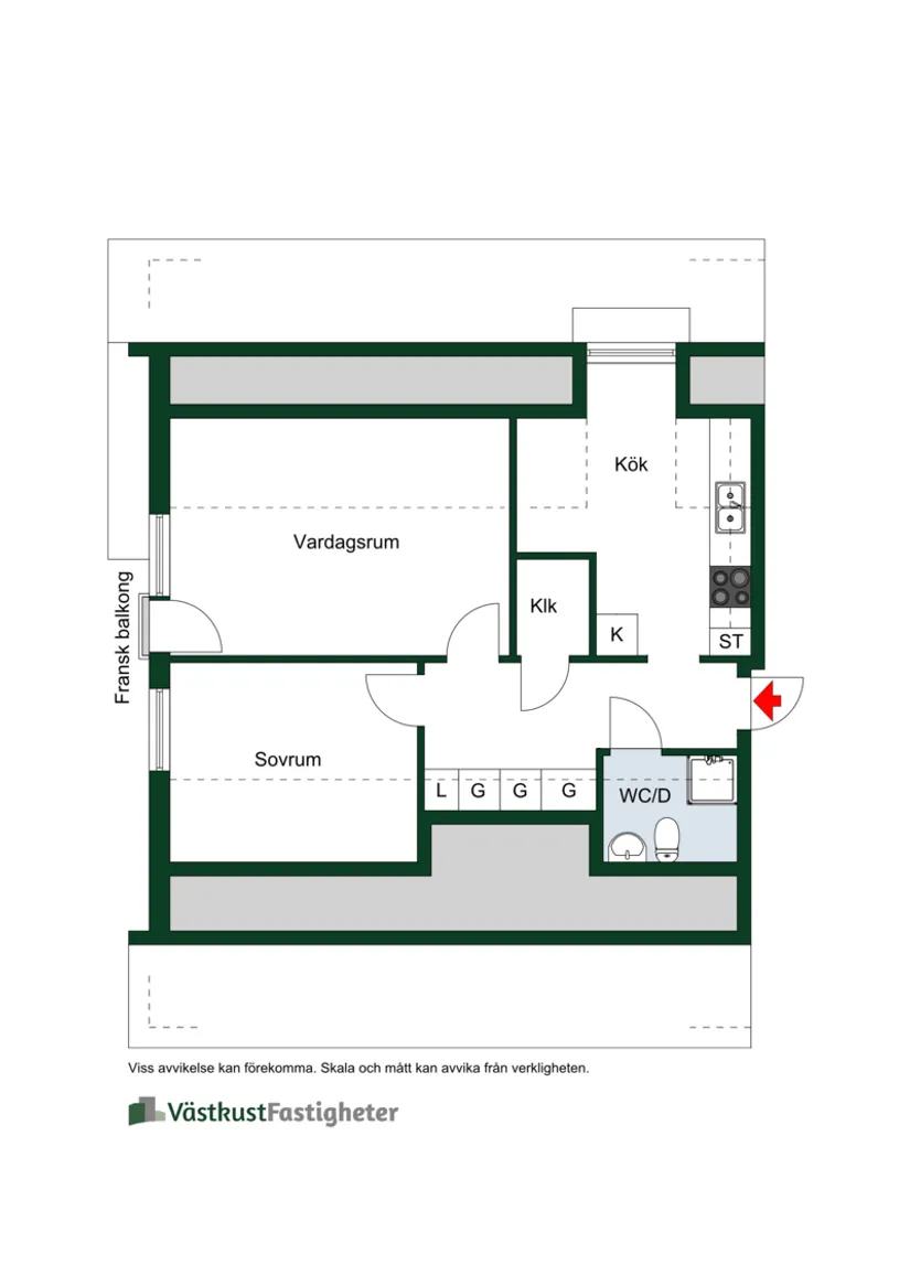 Bostadsrätt, Tegelmästaregatan 6B, Ängelholm - Centrum, Ängelholm
