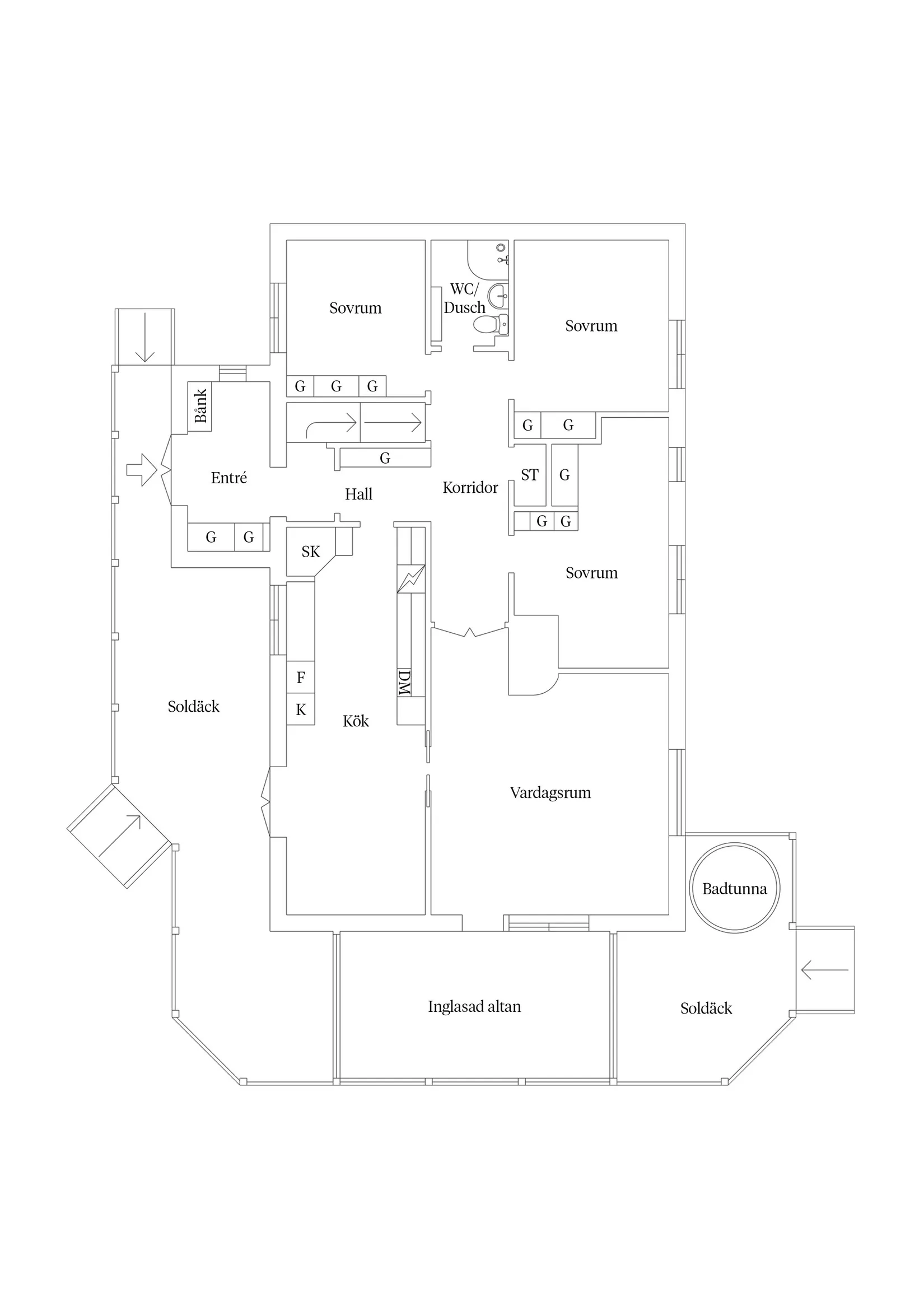 Villa, Sjövägen 4, Lucksta, Sundsvall