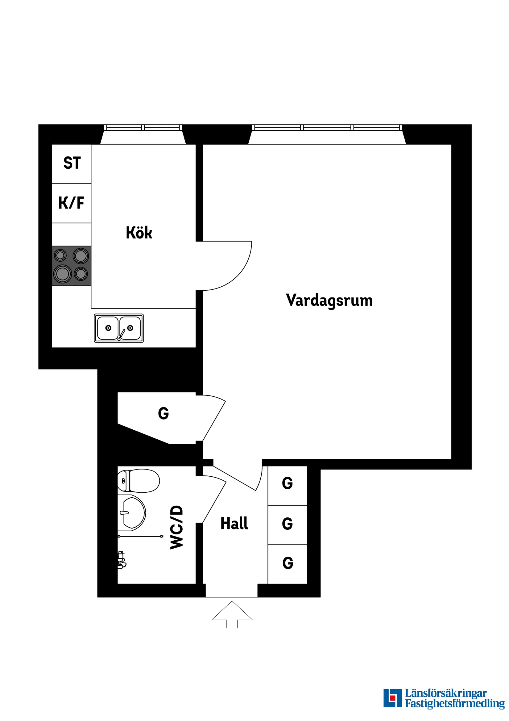 Bostadsrätt, Högbergsgatan 59B, Södermalm, Stockholm