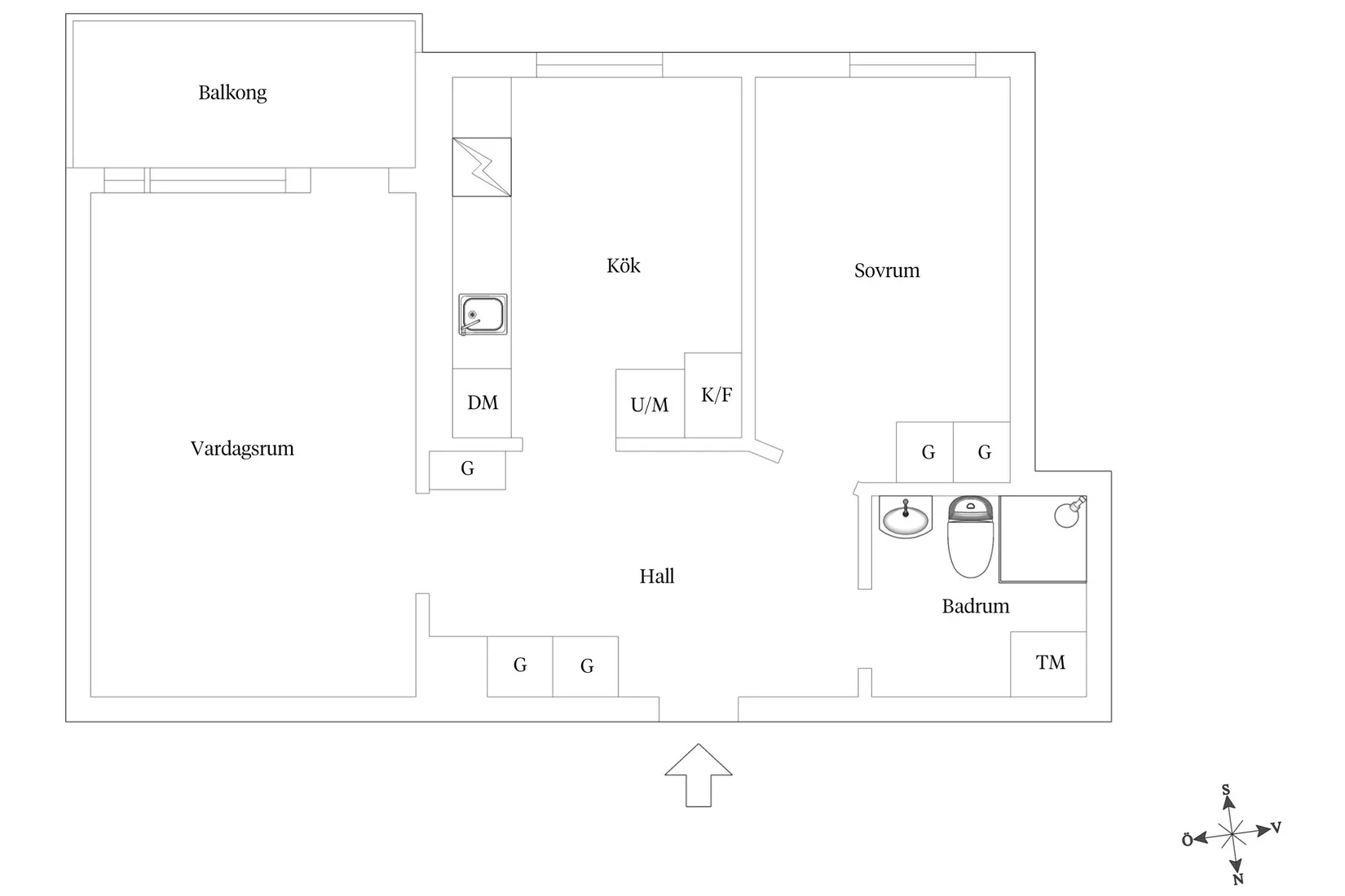 Bostadsrätt, Plangatan 32, Alingsås Centralt, Alingsås
