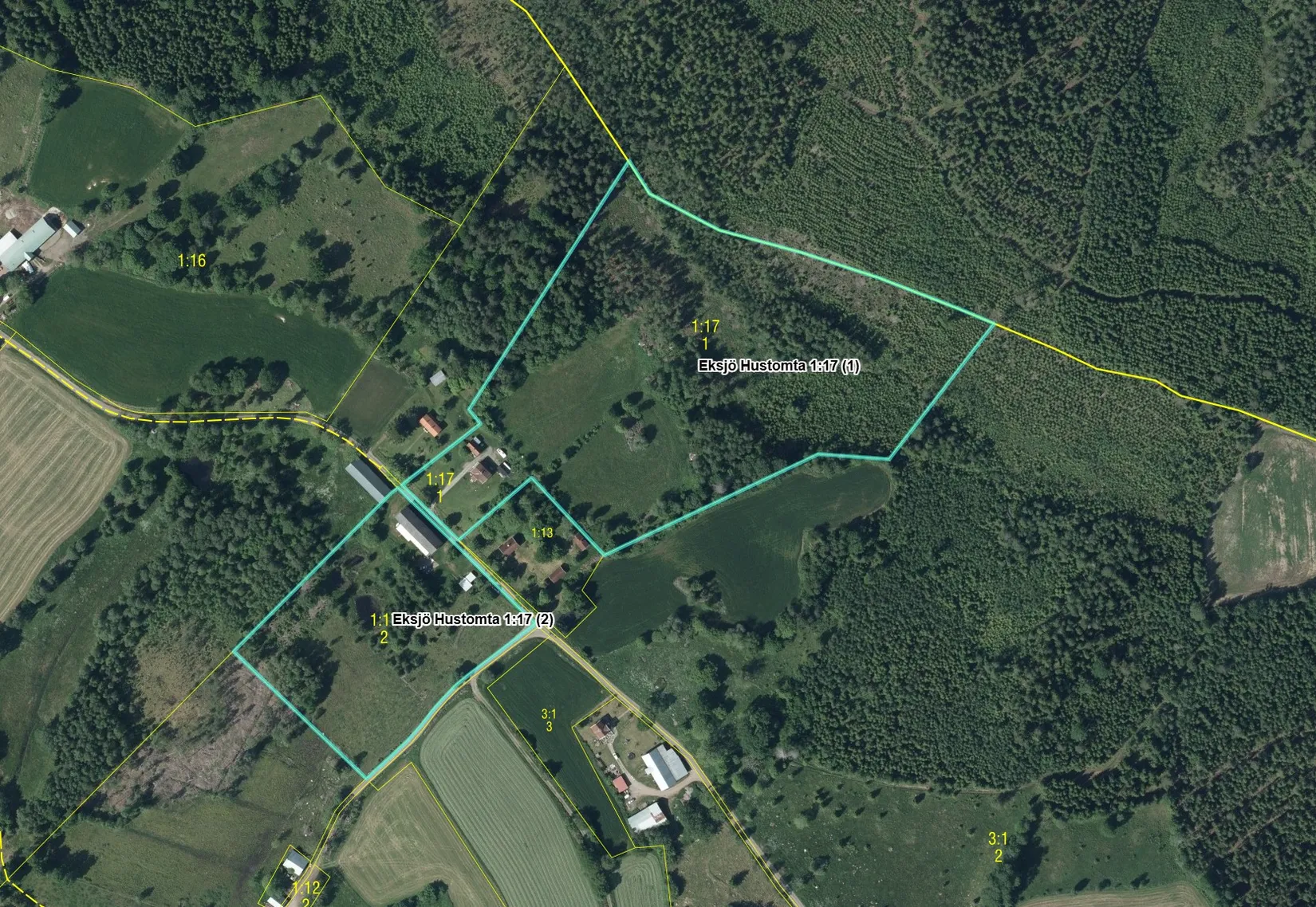 Gård/Skog, Hustomta 3, Eksjö