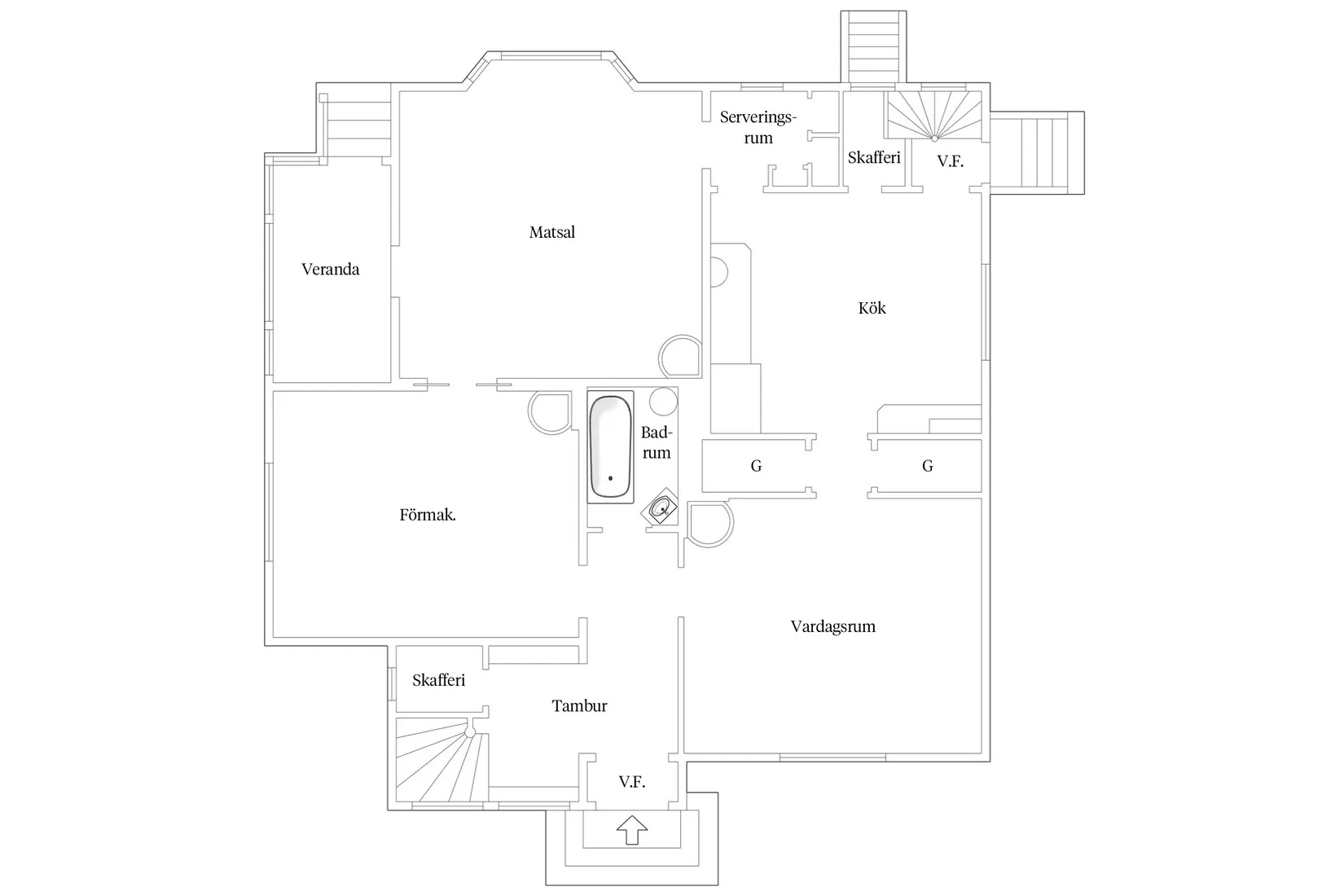 Villa, Närkesgatan 8, Parkstaden, Borås