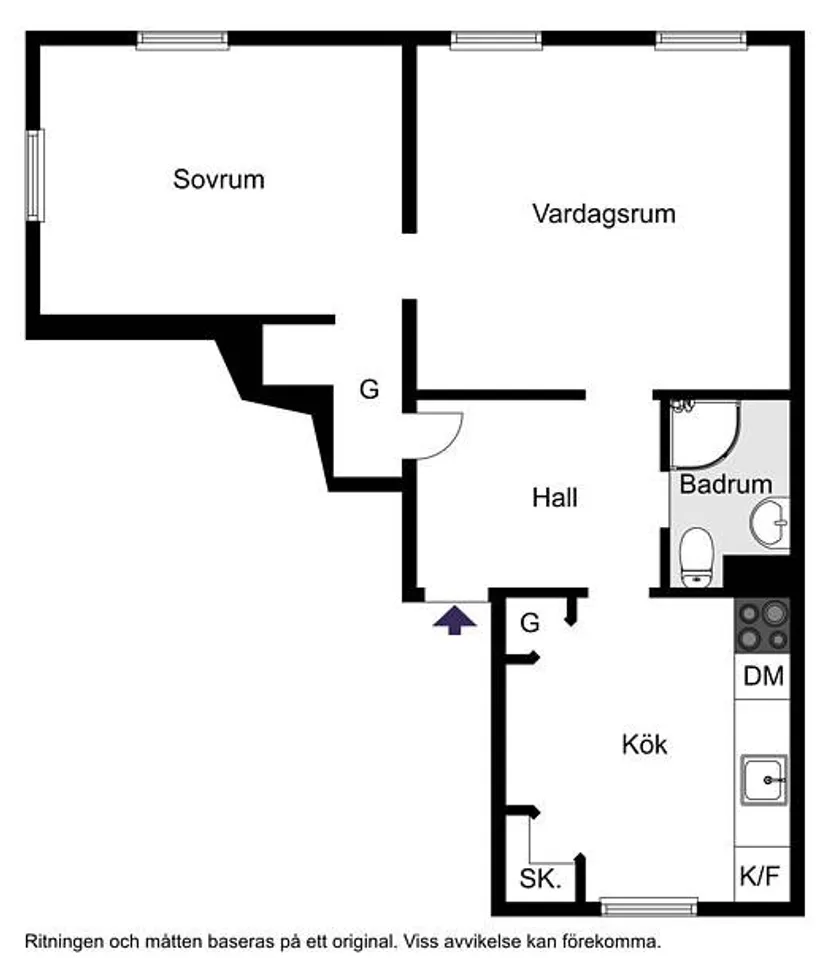 Bostadsrätt, Liljegatan 9B, Fålhagen, Uppsala