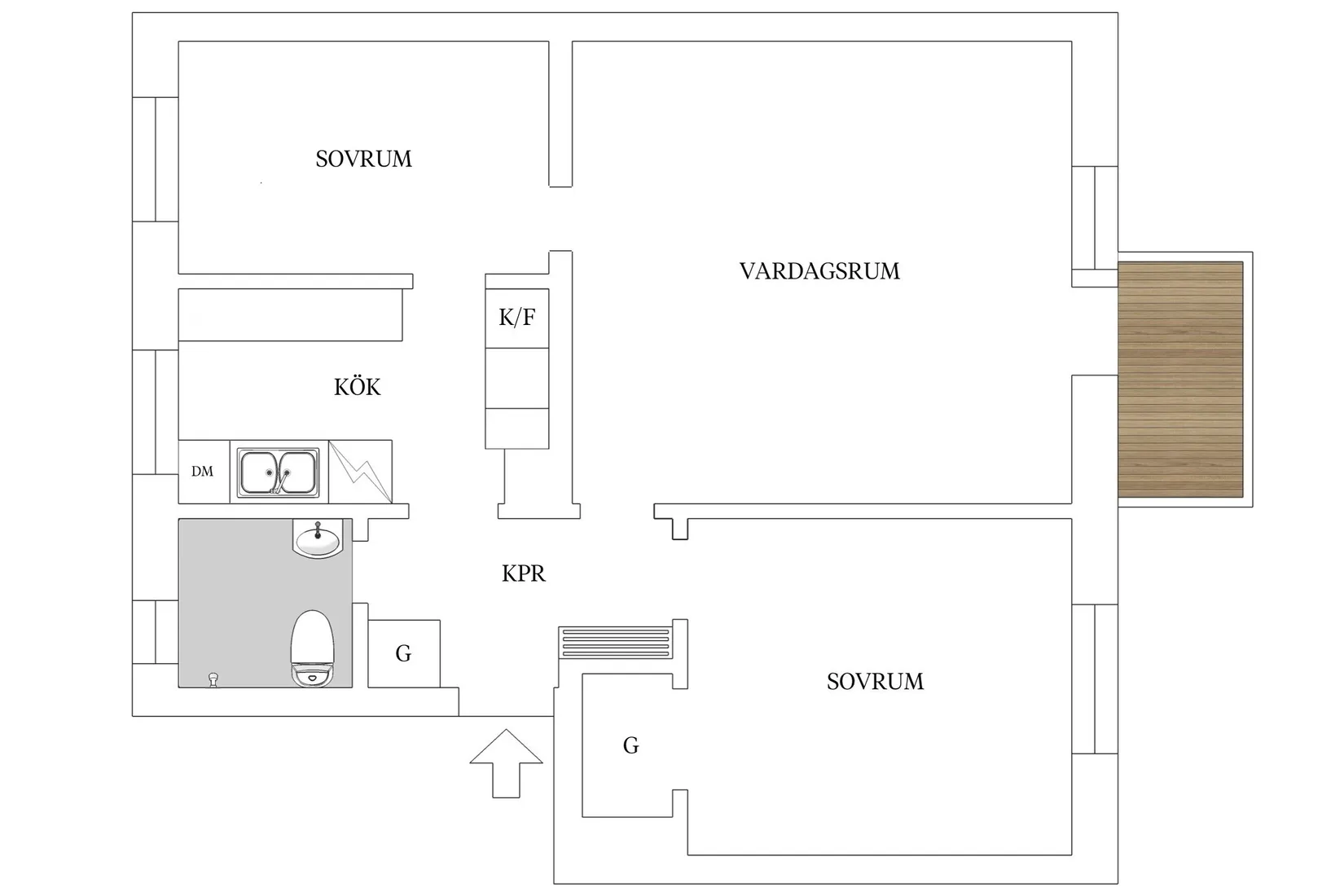 Bostadsrätt, Alingsåsvägen 16, 1 tr, Hammarbyhöjden, Stockholm