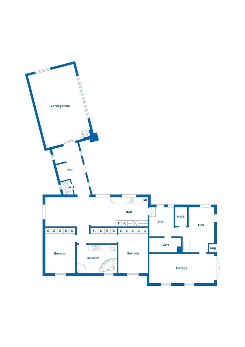 Villa, Skogsvägen 18, Dalstorp, Tranemo
