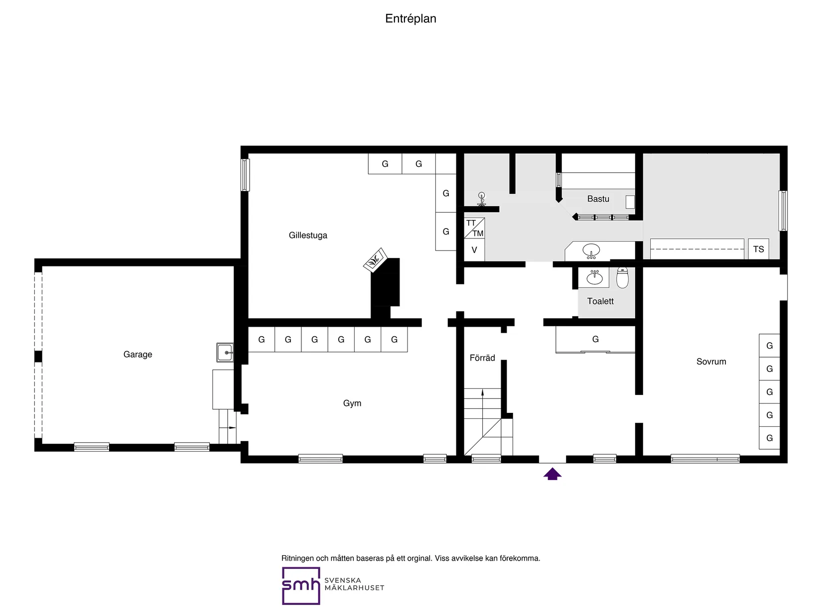 Villa, Gunbovägen 5B, Trollbäcken, Tyresö