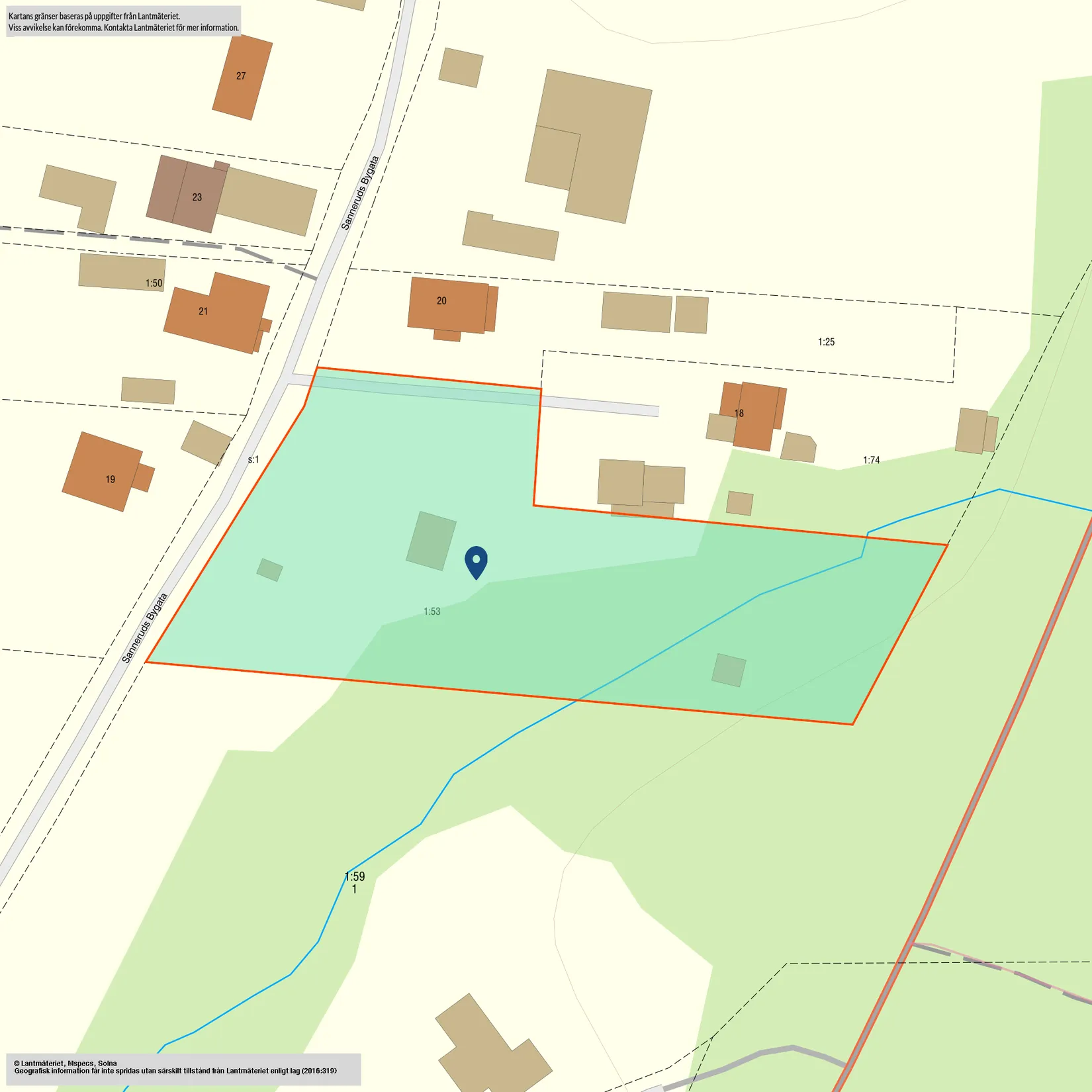 Tomt, LAXÅ SANNERUD 1:53, Sannerud, Laxå