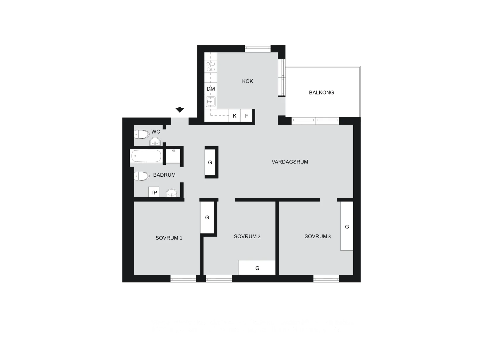 Bostadsrätt, Flygkårsvägen 7, Hägernäs, Täby
