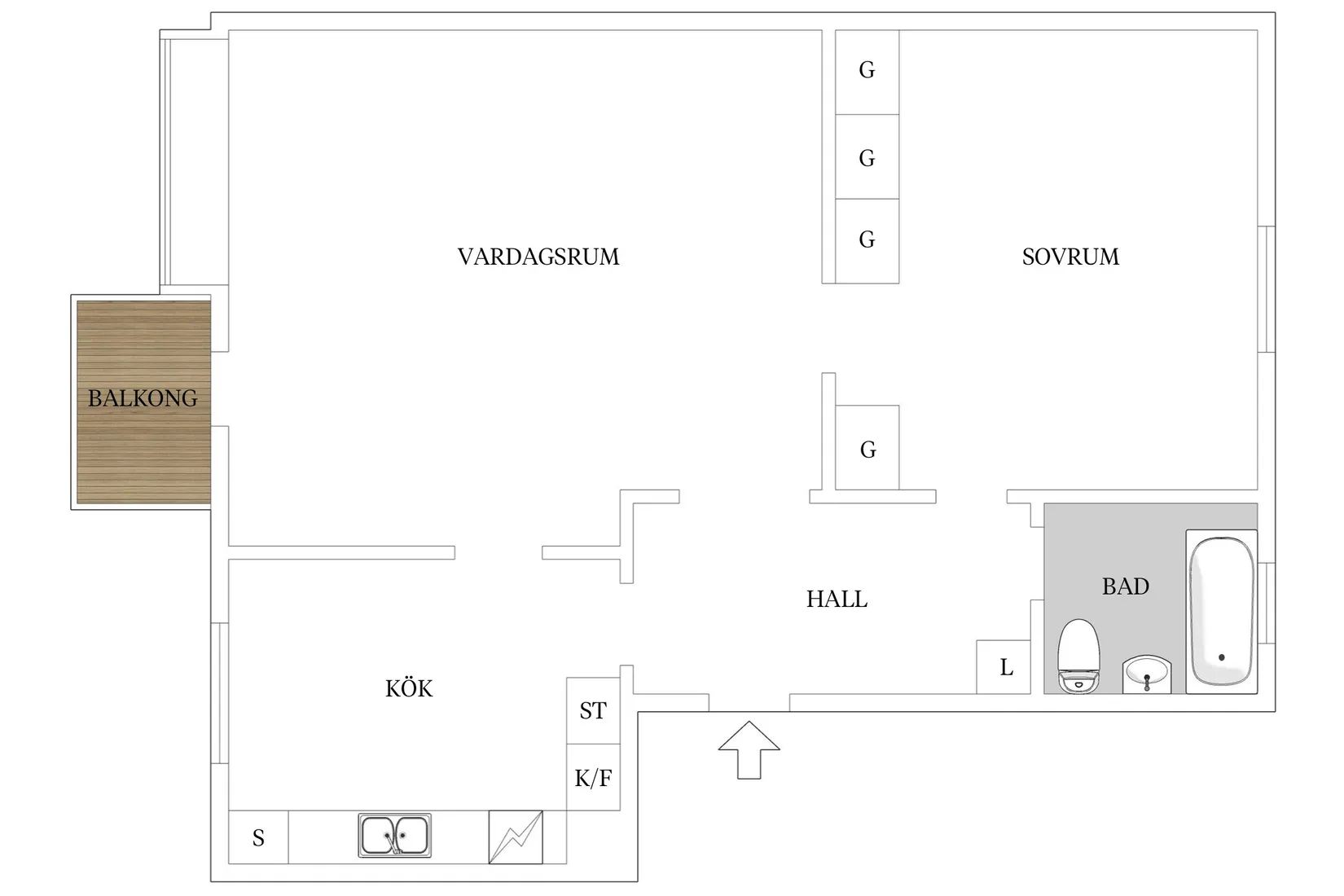 Bostadsrätt, Ibsengatan 64, Bromma - Blackeberg, Stockholm