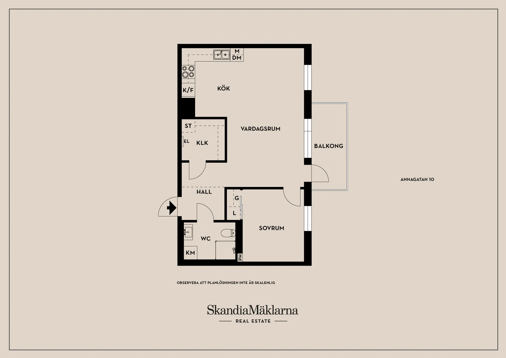 Bostadsrätt, Annagatan 10, Valla/Centralt, Linköping