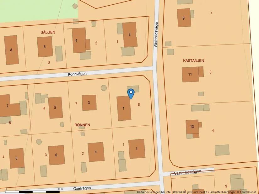 Villa, Rönnvägen 1, Haga, Nora