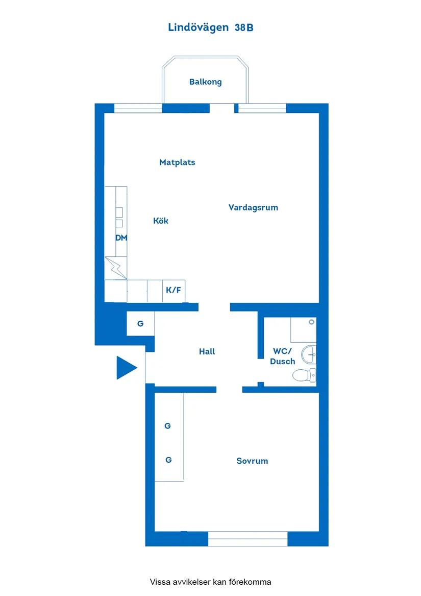 Bostadsrätt, Lindövägen 38B, Oxelbergen, Norrköping