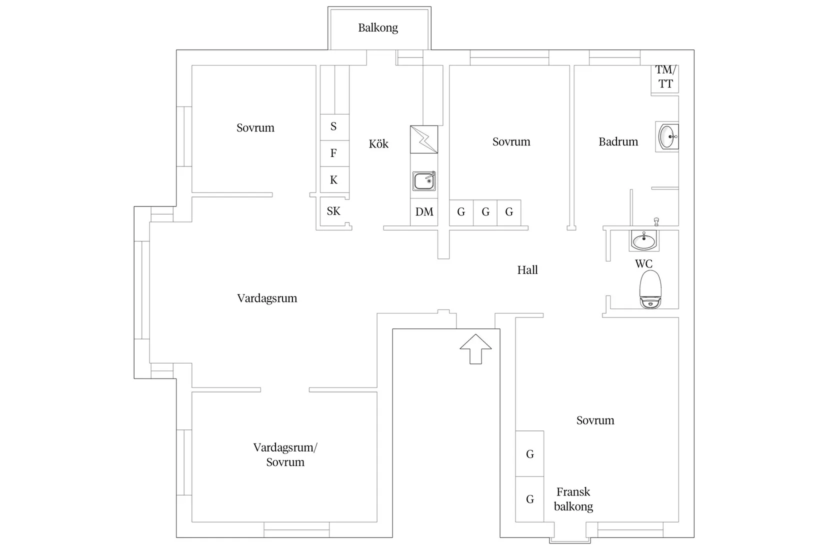 Bostadsrätt, Östervärnsgatan 12 A, Östervärn, Malmö