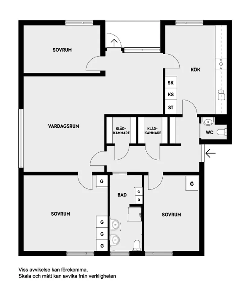 Bostadsrätt, Fornminnesvägen 34, Vallentuna Centrum, Vallentuna