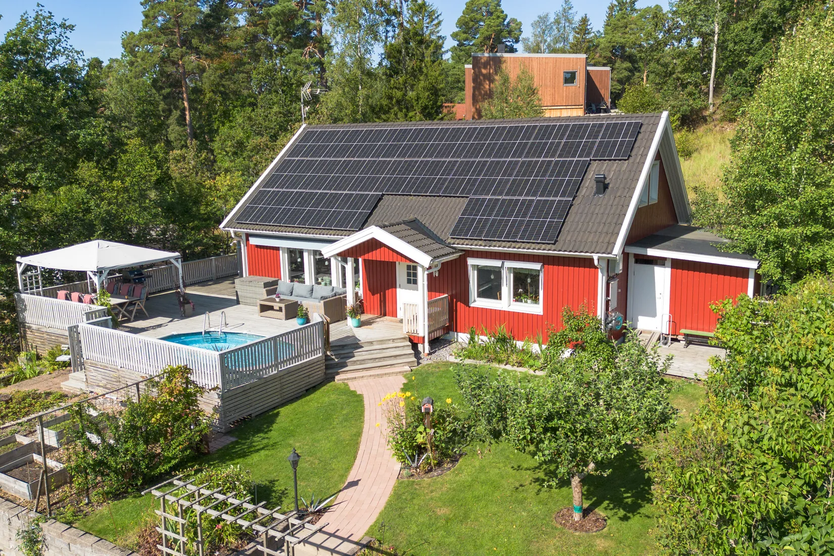 Villa, Långsjövägen 91, Trollbäcken, Skälsätra, Tyresö