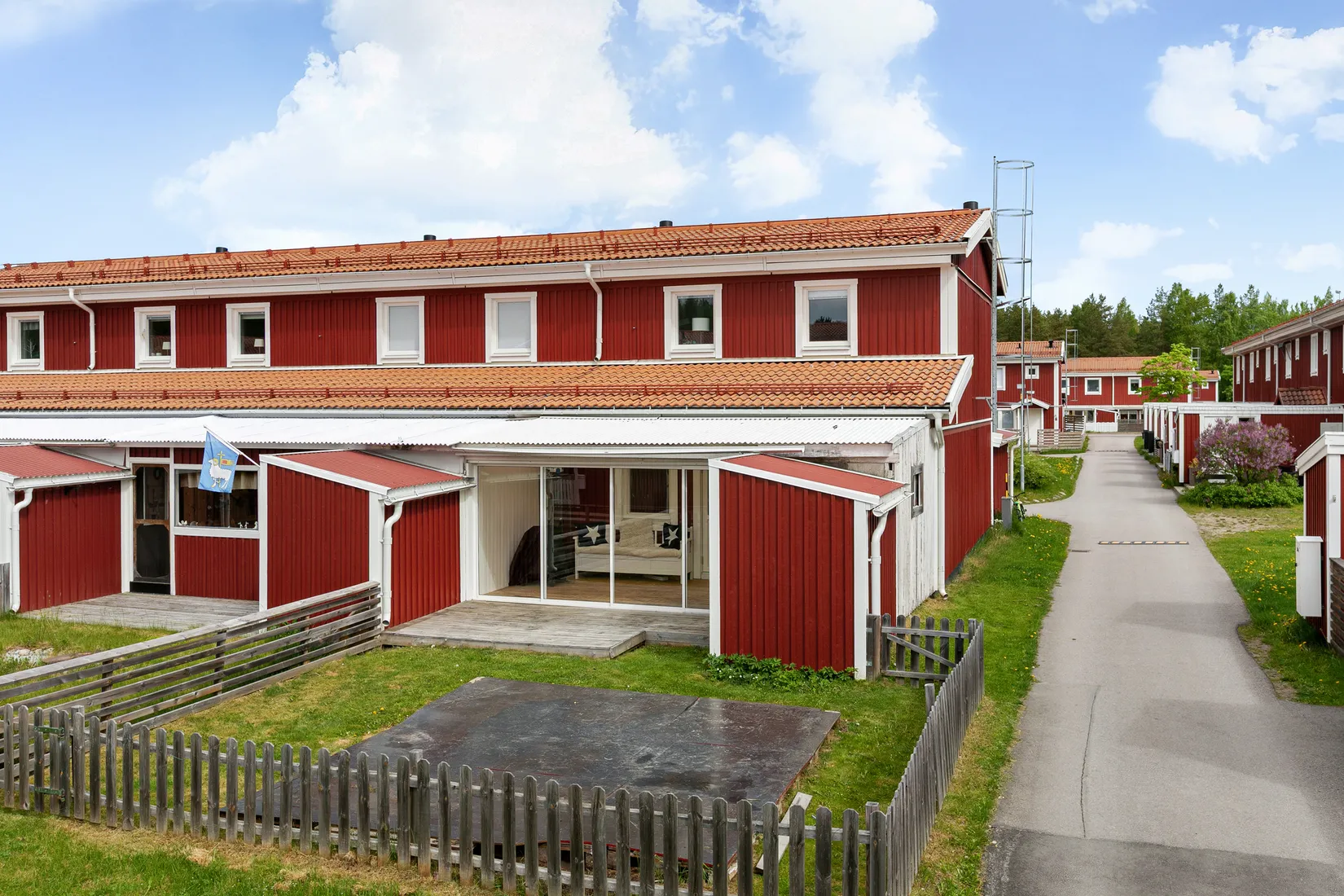 Radhus, Trumslagarvägen 9A, Södra Bomhus, Gävle