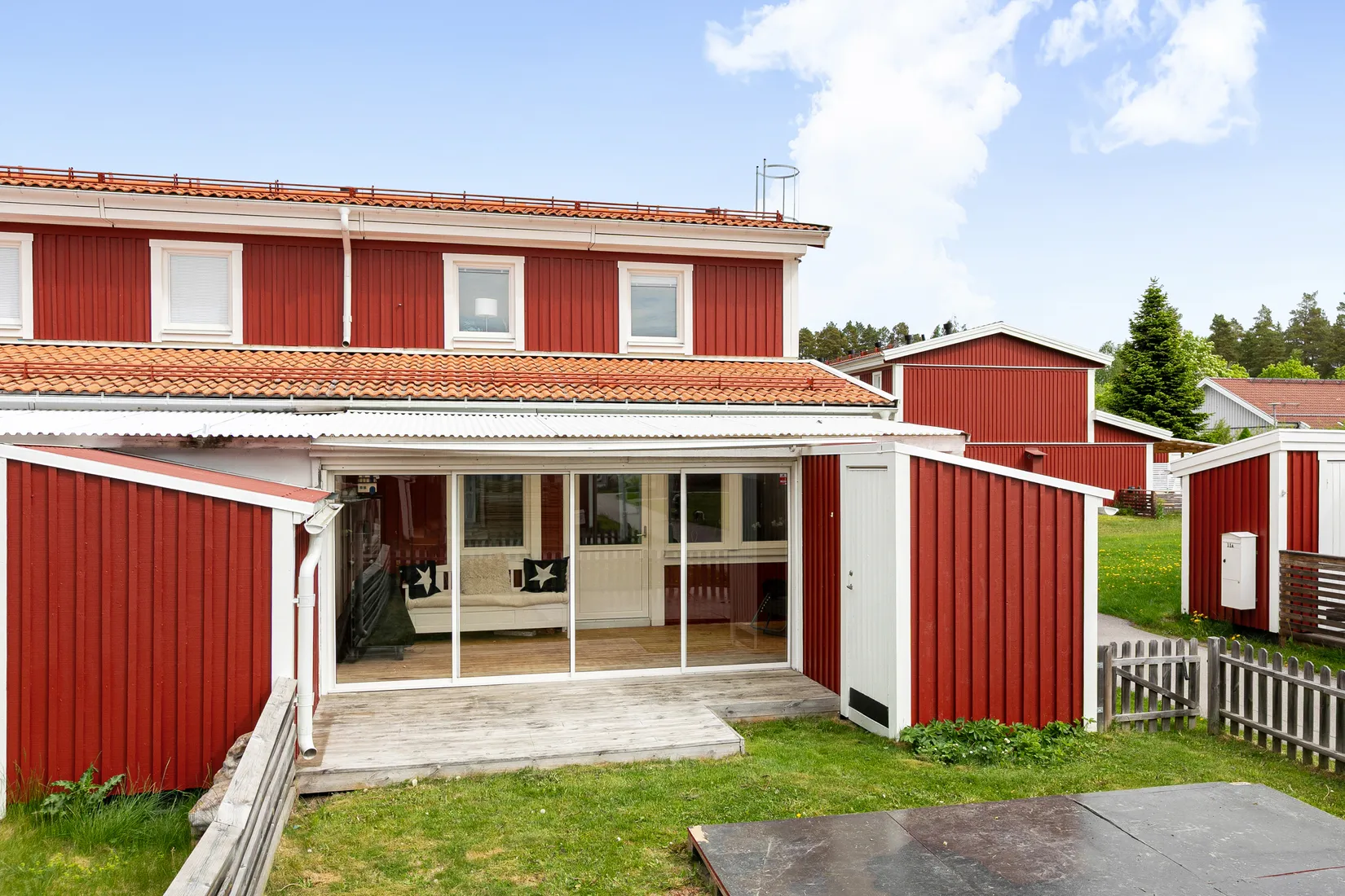 Radhus, Trumslagarvägen 9A, Södra Bomhus, Gävle