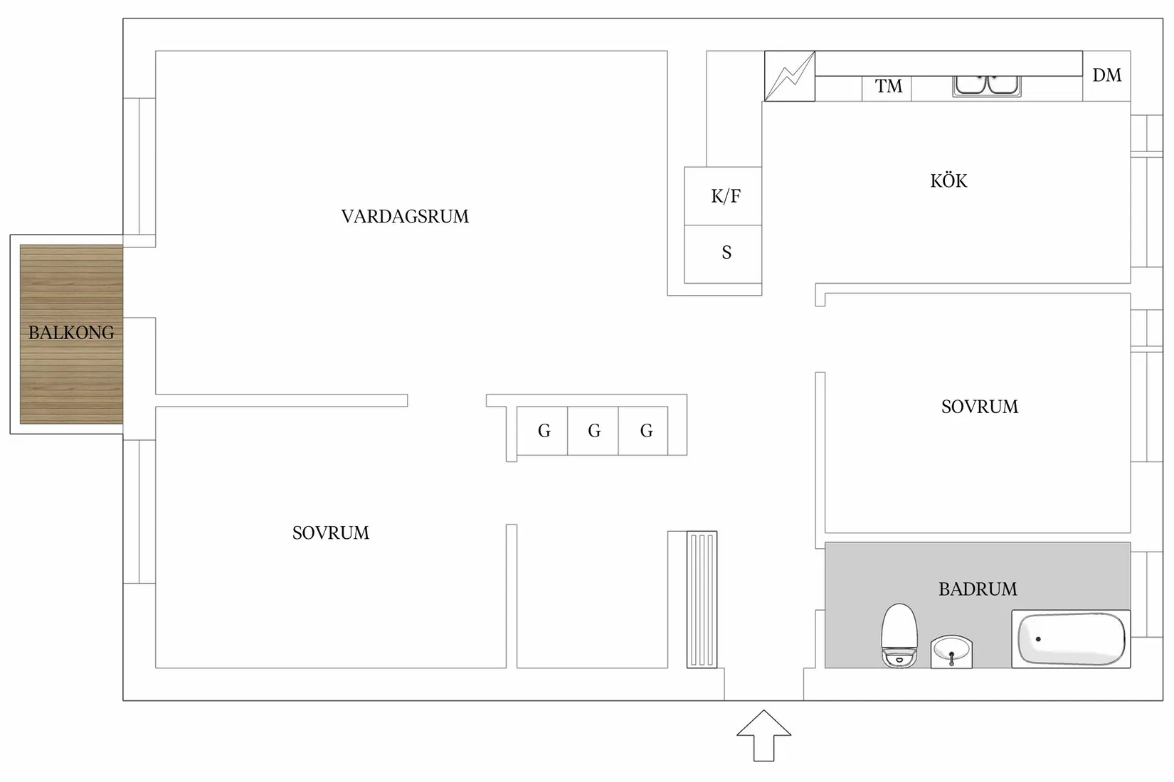 Bostadsrätt, Önskevädersgatan 23, Biskopsgården, Göteborg