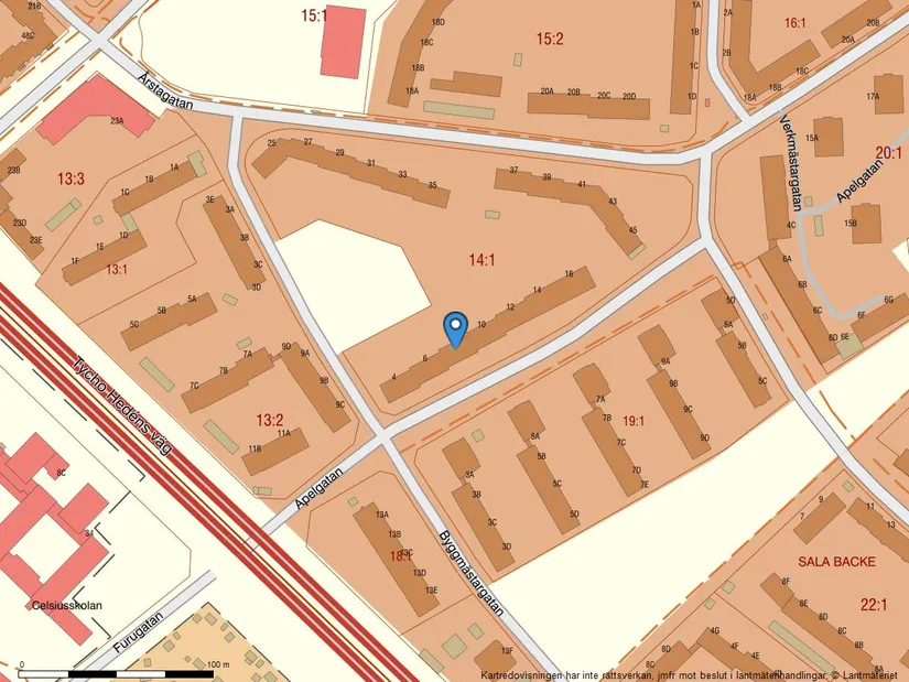 Bostadsrätt, Apelgatan 8, Salabacke, Uppsala