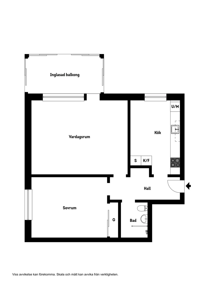 Bostadsrätt, Ripagatan 21, Centralt, Trelleborg , Trelleborg