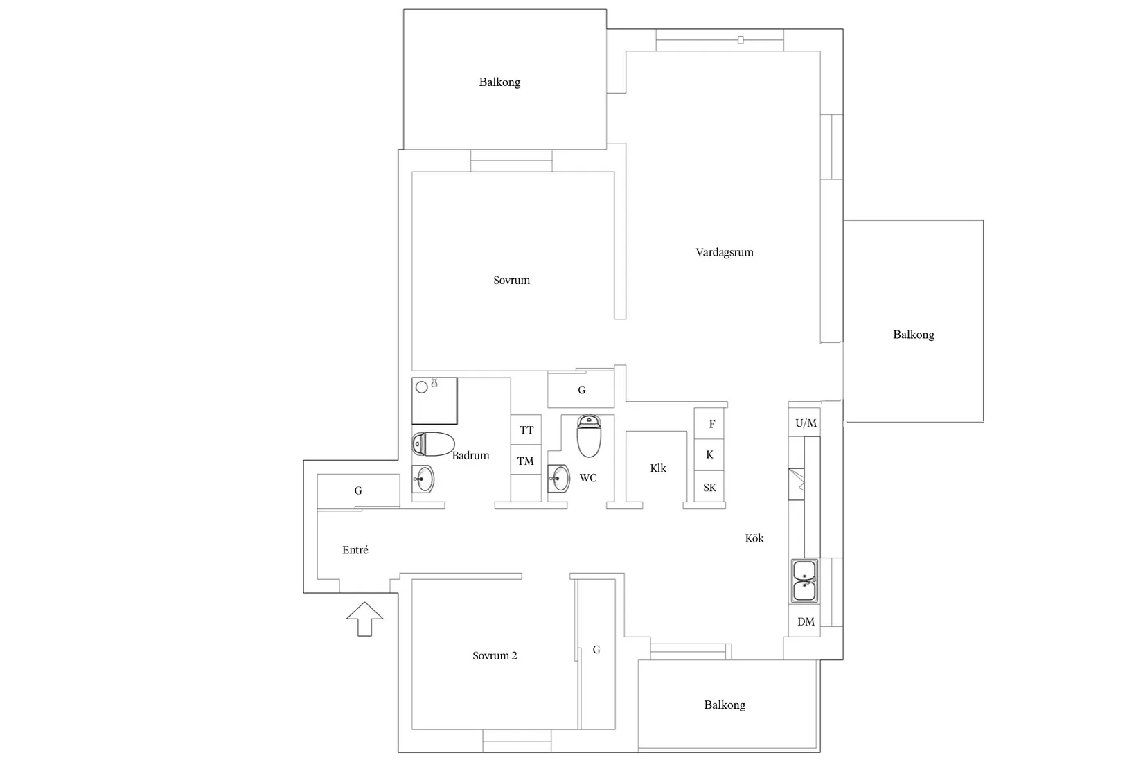 Bostadsrätt, Anna Koskulls gata 1B, Välle Broar, Växjö