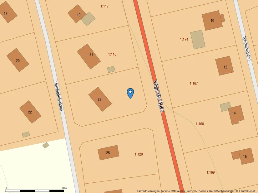 Villa, Humlegårdsvägen 23, Domsjö, Örnsköldsvik