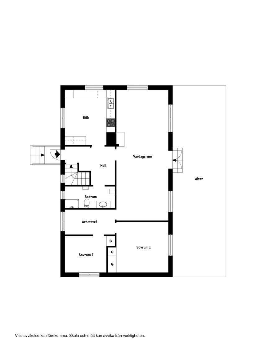 Villa, Humlegårdsvägen 23, Domsjö, Örnsköldsvik