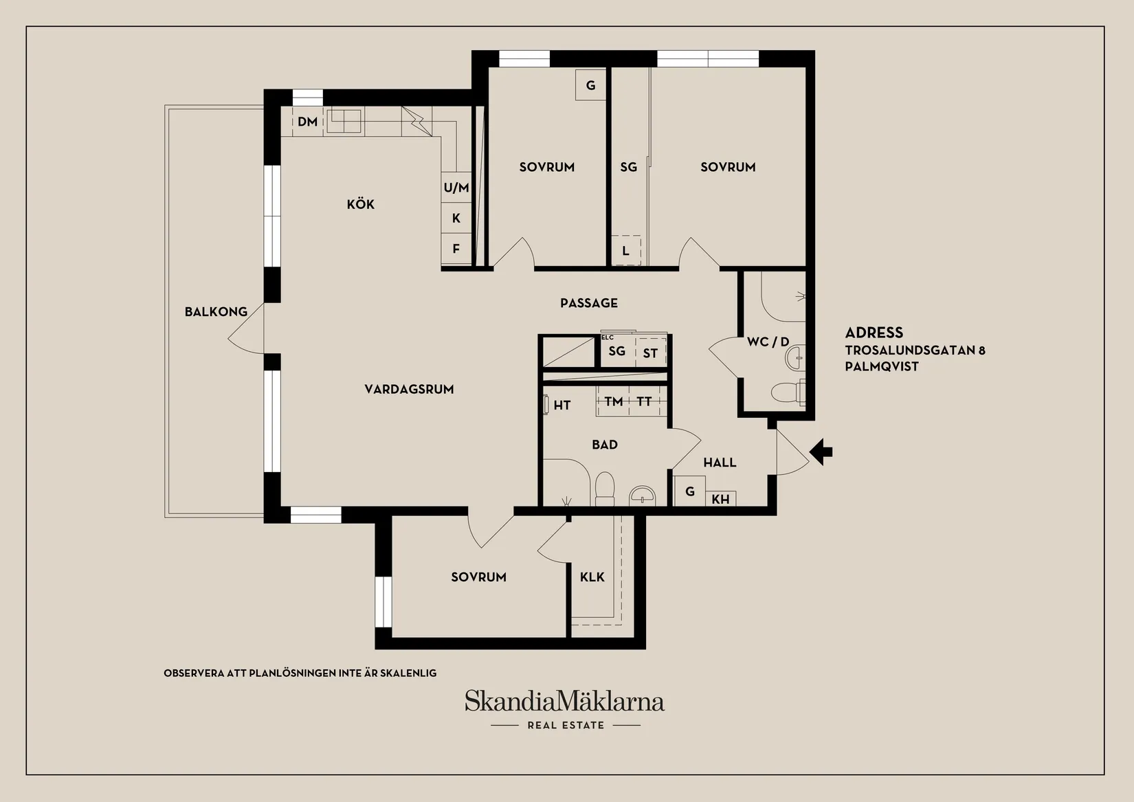 Bostadsrätt, Trosalundsgatan 8, Trosalund, Trosa
