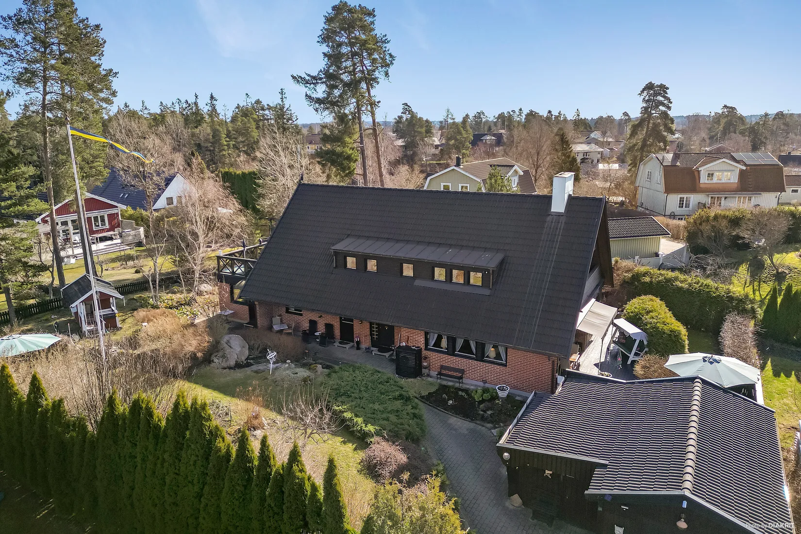 Villa, Forsvägen 19, Skarpäng, Täby