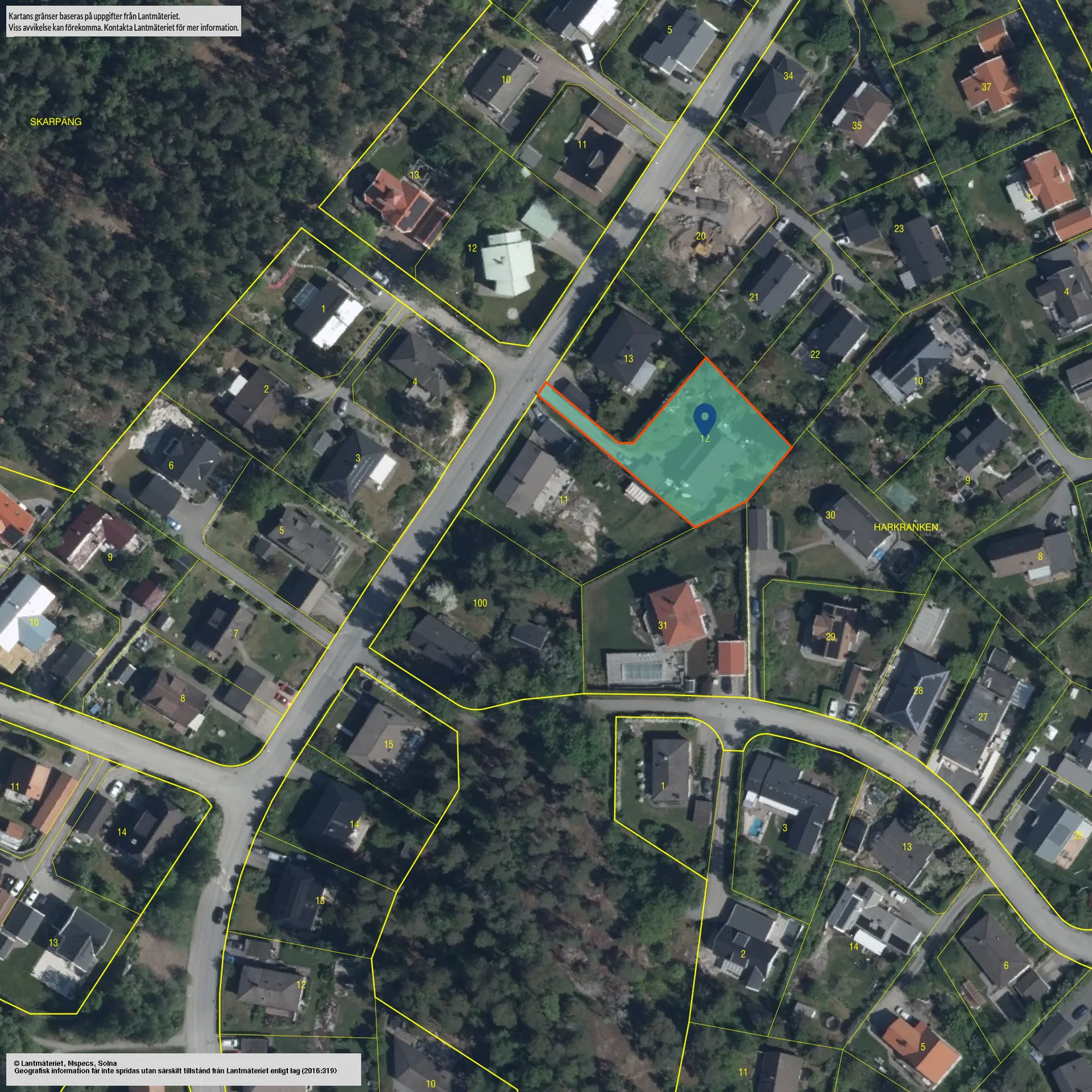 Villa, Forsvägen 19, Skarpäng, Täby