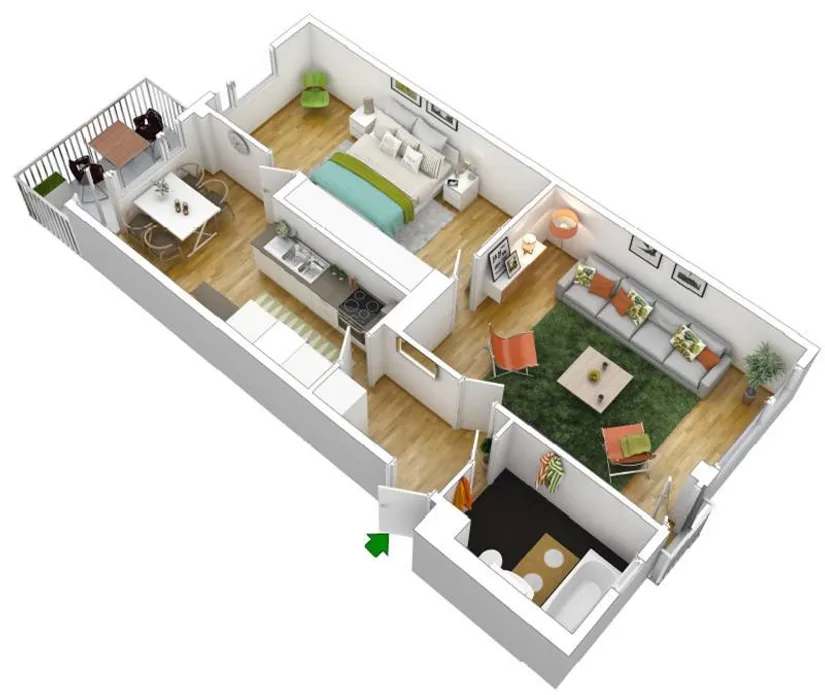 Bostadsrätt, Skarpbrunnavägen 59, 2tr, Norsborg - Eriksberg/Hallunda, Botkyrka