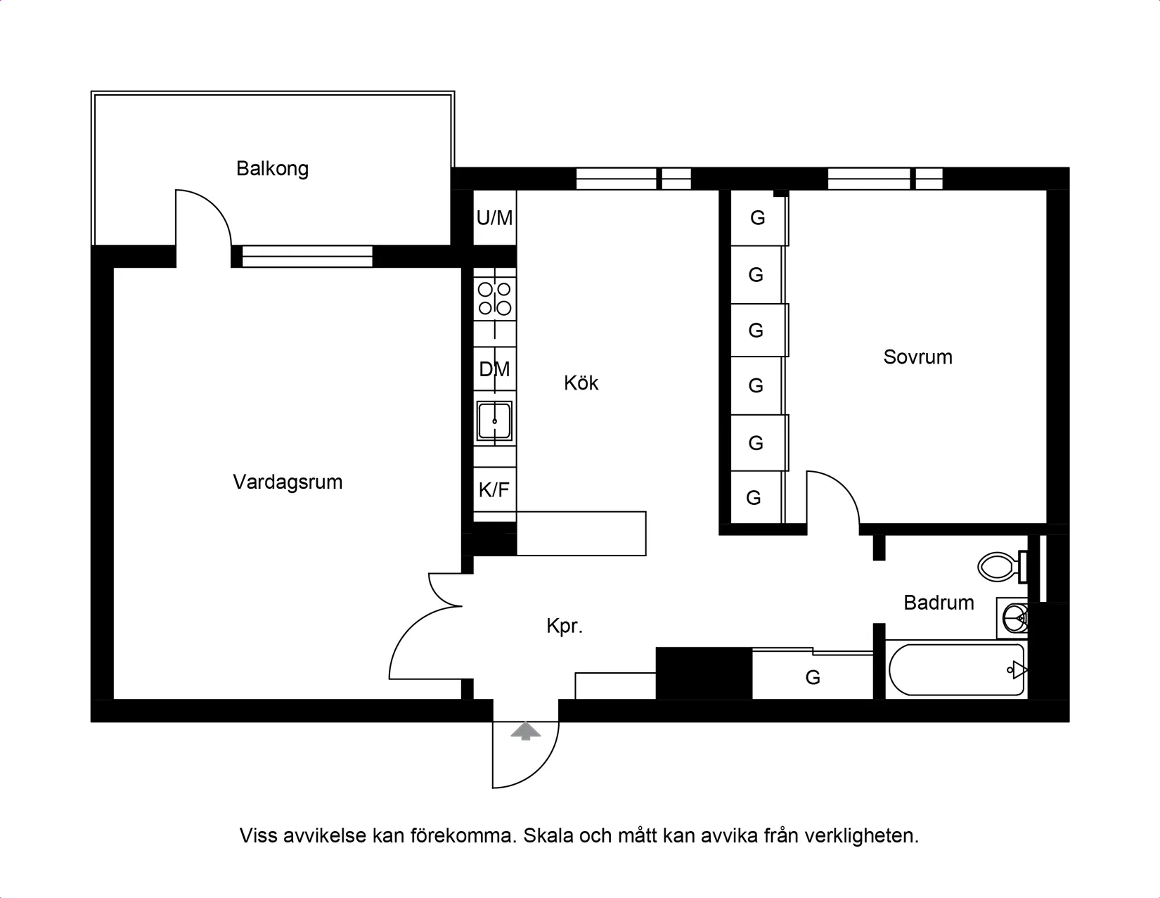 Bostadsrätt, Klippgatan 20C, Solna Centrum, Solna