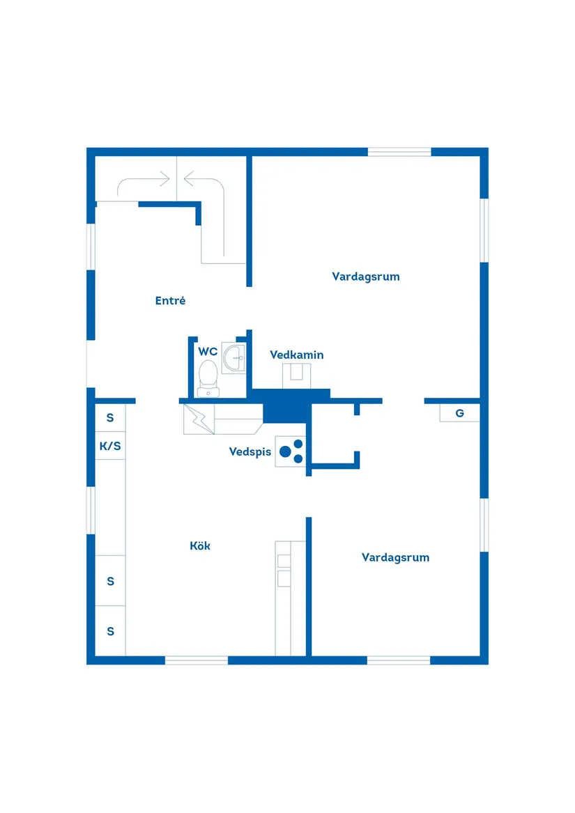 Villa, Enskogen 33, Färila, Korskrogen, Ljusdal