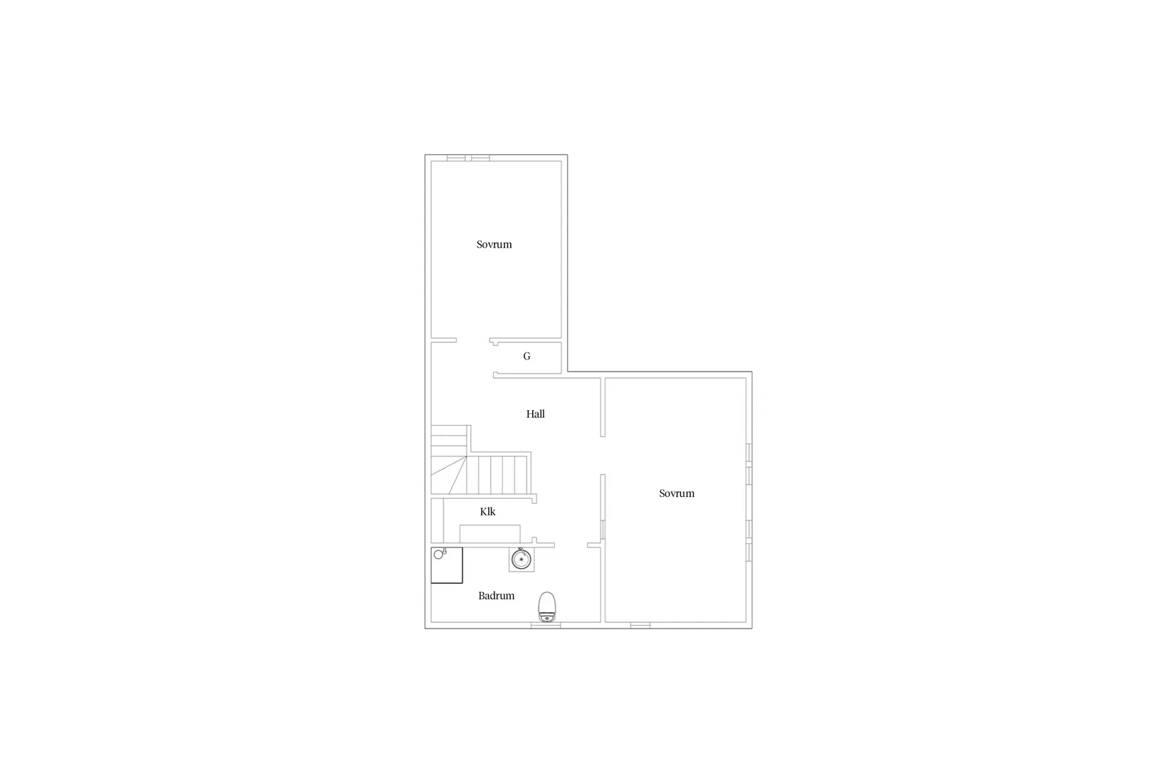Bostadsrätt, Radhus, Södra Långgatan 43, Odal, Kristianstad