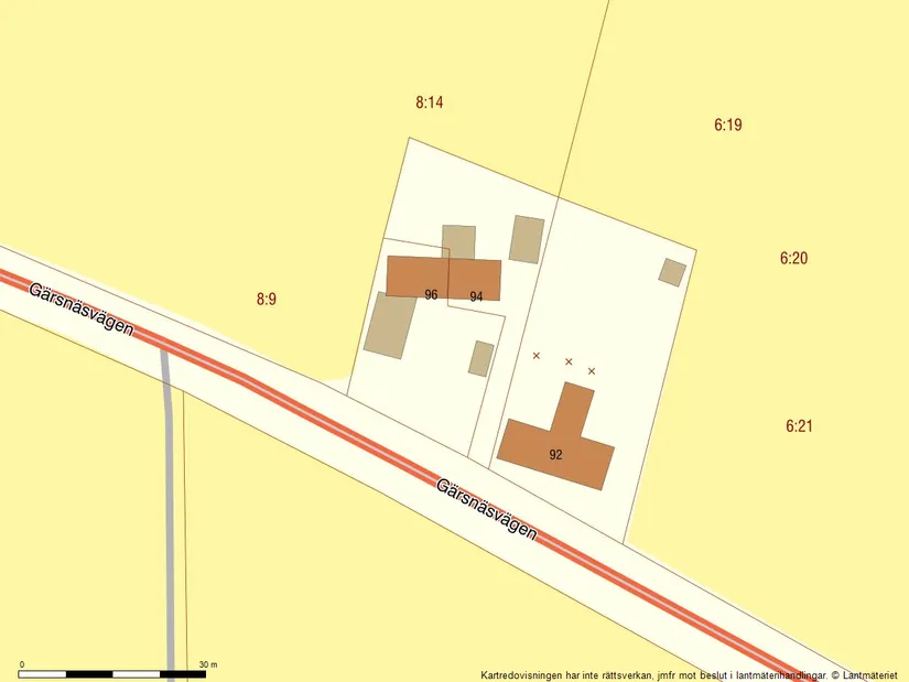 Villa, Radhus, Gärsnäsvägen 96, Tommarp, Simrishamn