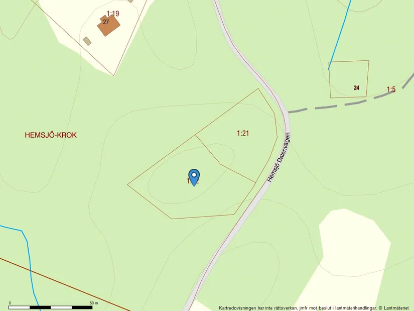 Tomt, Hemsjö Dalenvägen 29B, Hemsjö, Alingsås