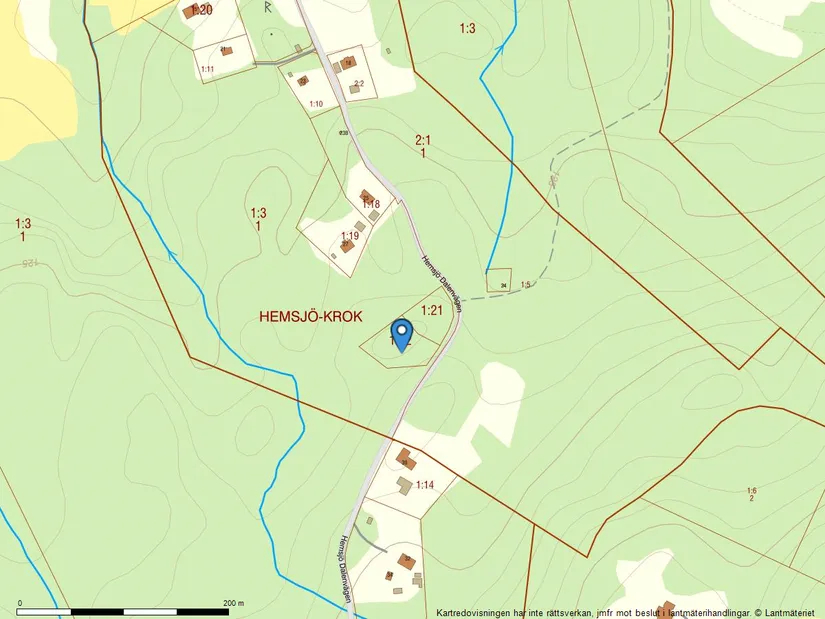 Tomt, Hemsjö Dalenvägen 29B, Hemsjö, Alingsås