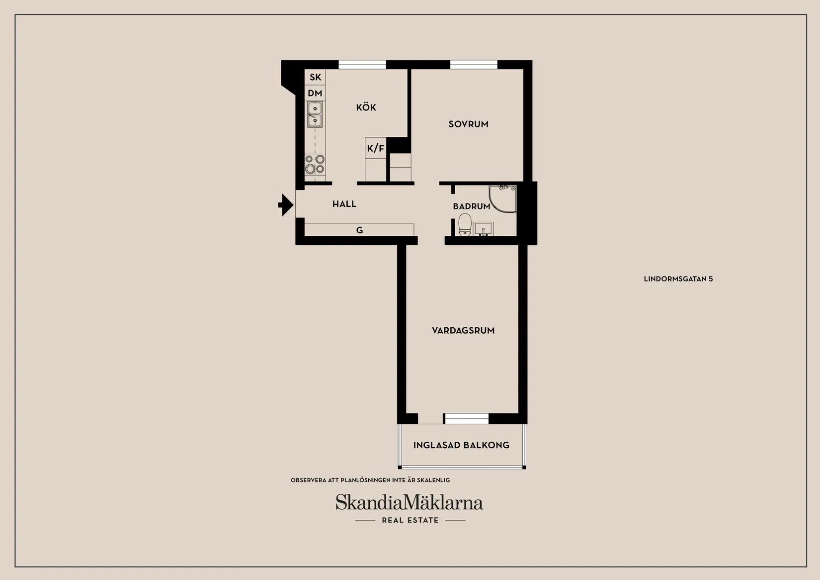 Bostadsrätt, Lindormsgatan 5, Sjöbo, Borås