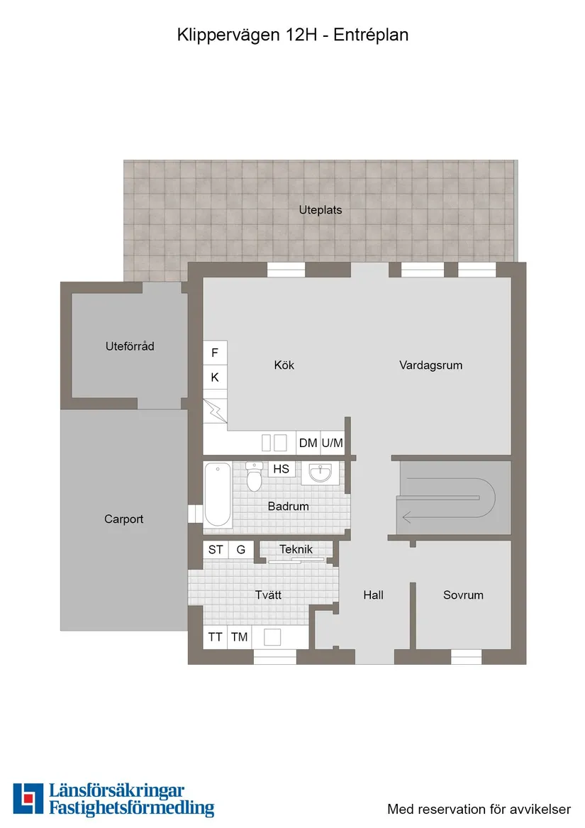 Bostadsrätt, Radhus, Klippervägen 12H, Bredsand, Enköping