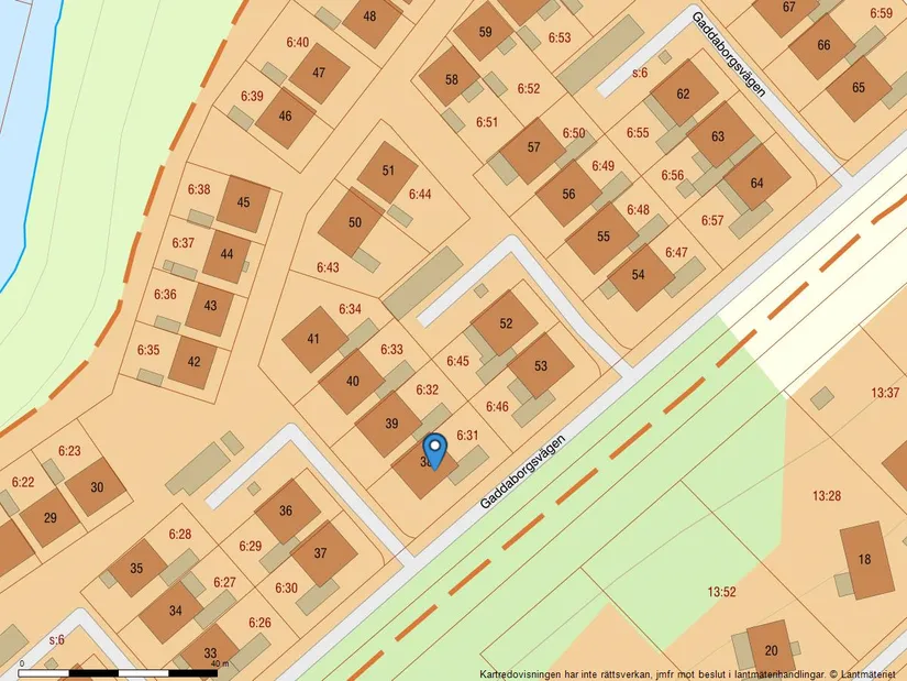 Villa, Gaddaborgsvägen 38, Valbo, Gävle